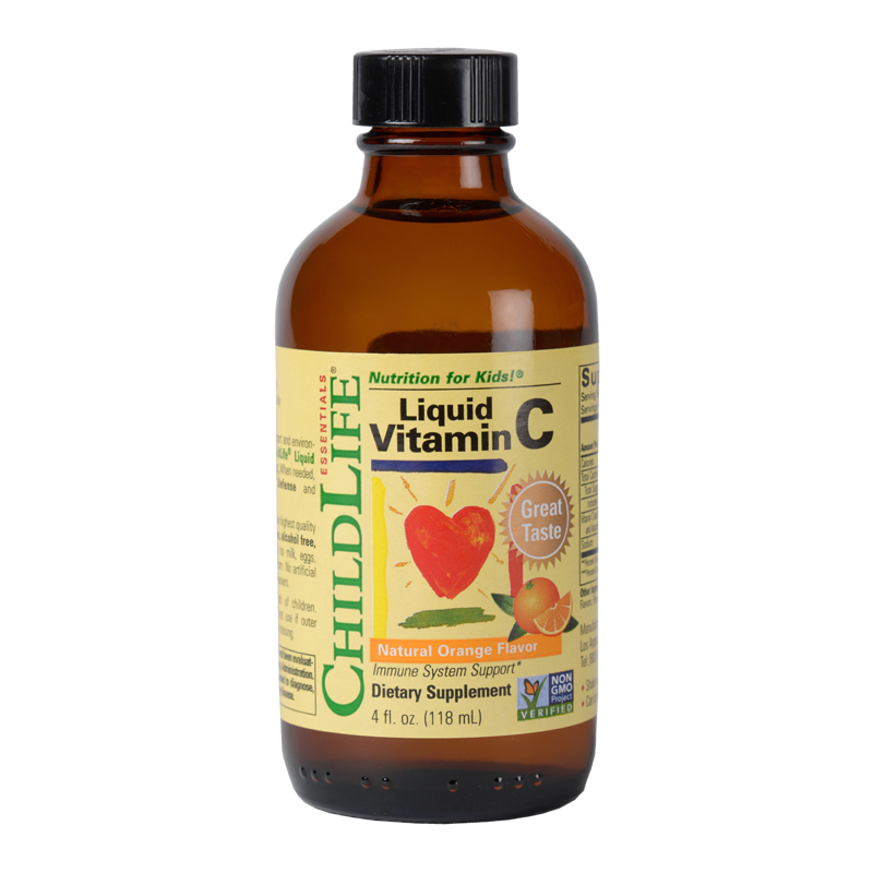 Vitamina C lichida pentru copii, 250 mg, 118 ml, Childlife Essentials