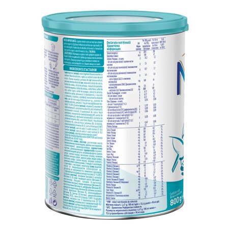 Formula lapte de continuare Nan 2 Optipro HMO, +6 luni, 800 g, Nestle 772655
