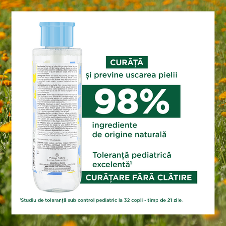 Apa de curatare pentru copii, 500 ml, Klorane Bebe 515434