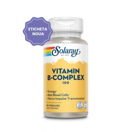 B-Complex 100, 50 capsule, Solaray