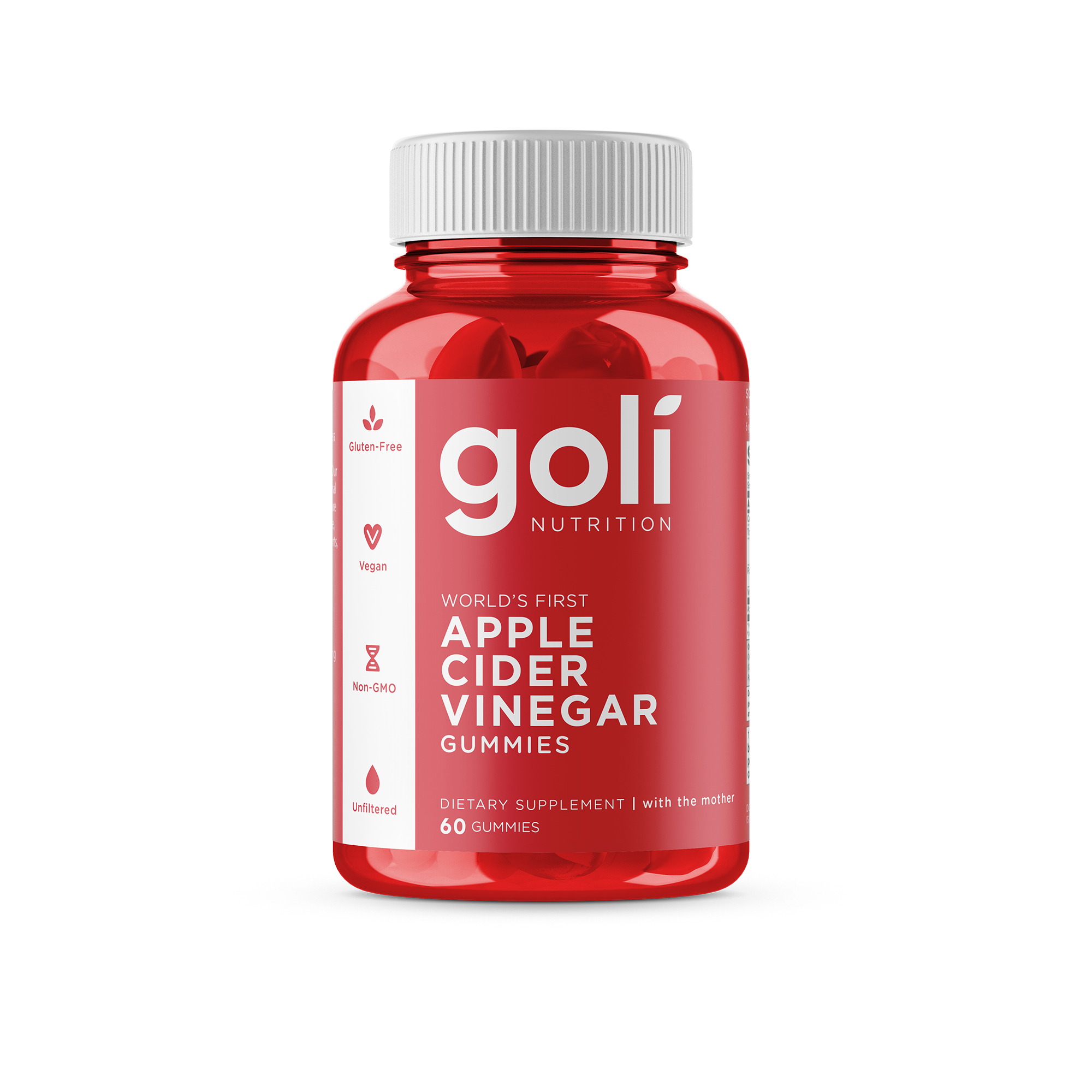 Jeleuri cu Otet de mere, 60 jeleuri, Goli Nutrition