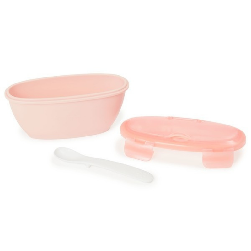 Set de calatorie pentru hranire Soft coral, Skip Hop 