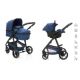 Carucior pentru copii transformabil 3 in 1 Panther, Blue Melange, Fillikid 483095