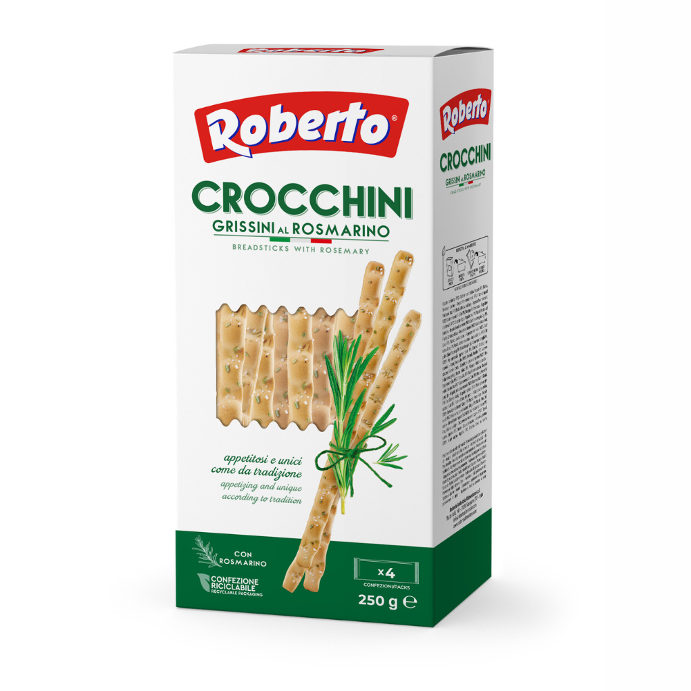 Grisine cu Rozmarin Crocchini, 250g, Roberto