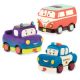 Set 3 mini vehicule, +1 an, Btoys 483201