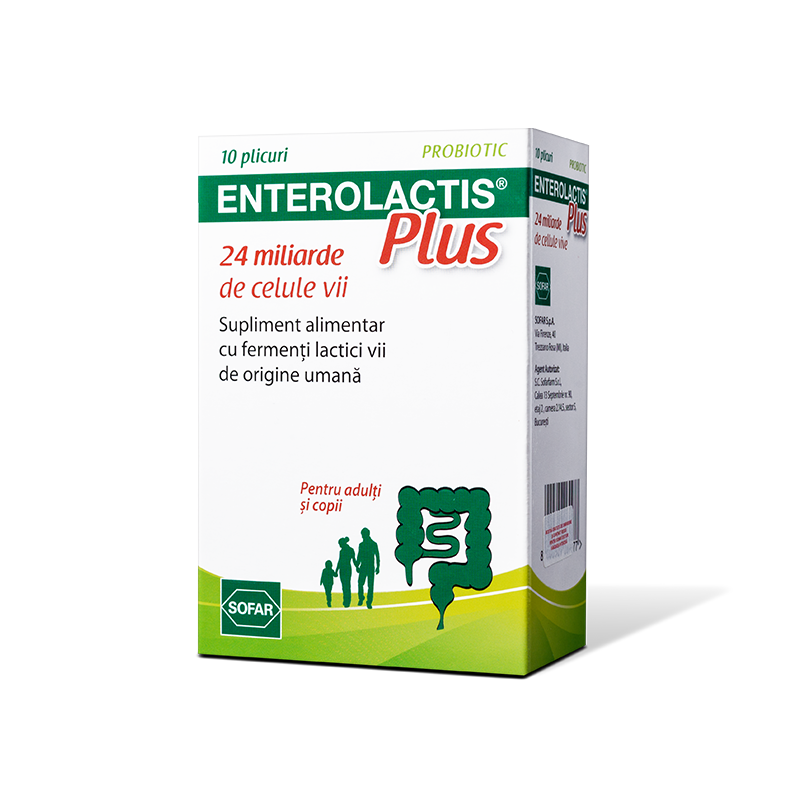 Enterolactis Plus, 20 capsule, Sofar