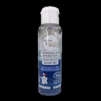 Demachiant bifazic pentru ochi, cu albastrele bio, 100 ml, Born to Bio