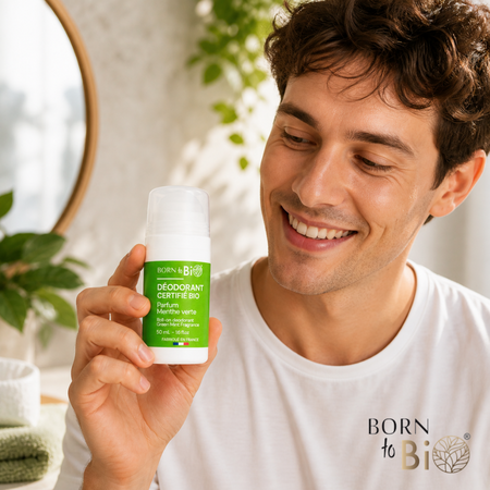 Deodorant Roll-on cu Menta Verde, 50 ml, Born to Bio 800091