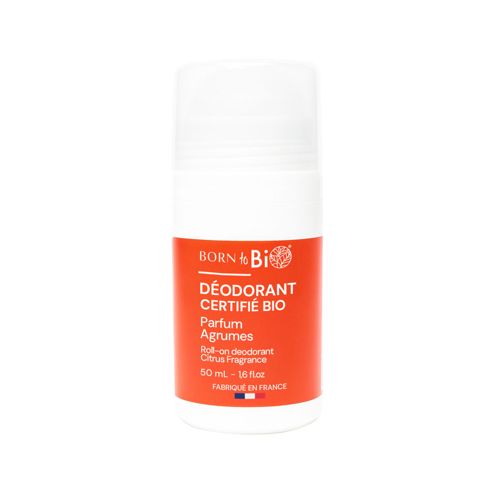 Deodorant roll-on cu citrice bio, 50 ml, Born to Bio