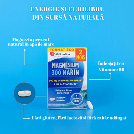 Magneziu marin 300, 56 comprimate, Forte Pharma 764794