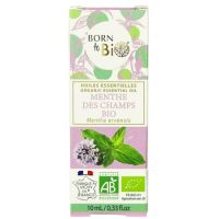 Ulei esential de menta de camp bio, 10 ml, Born to Bio