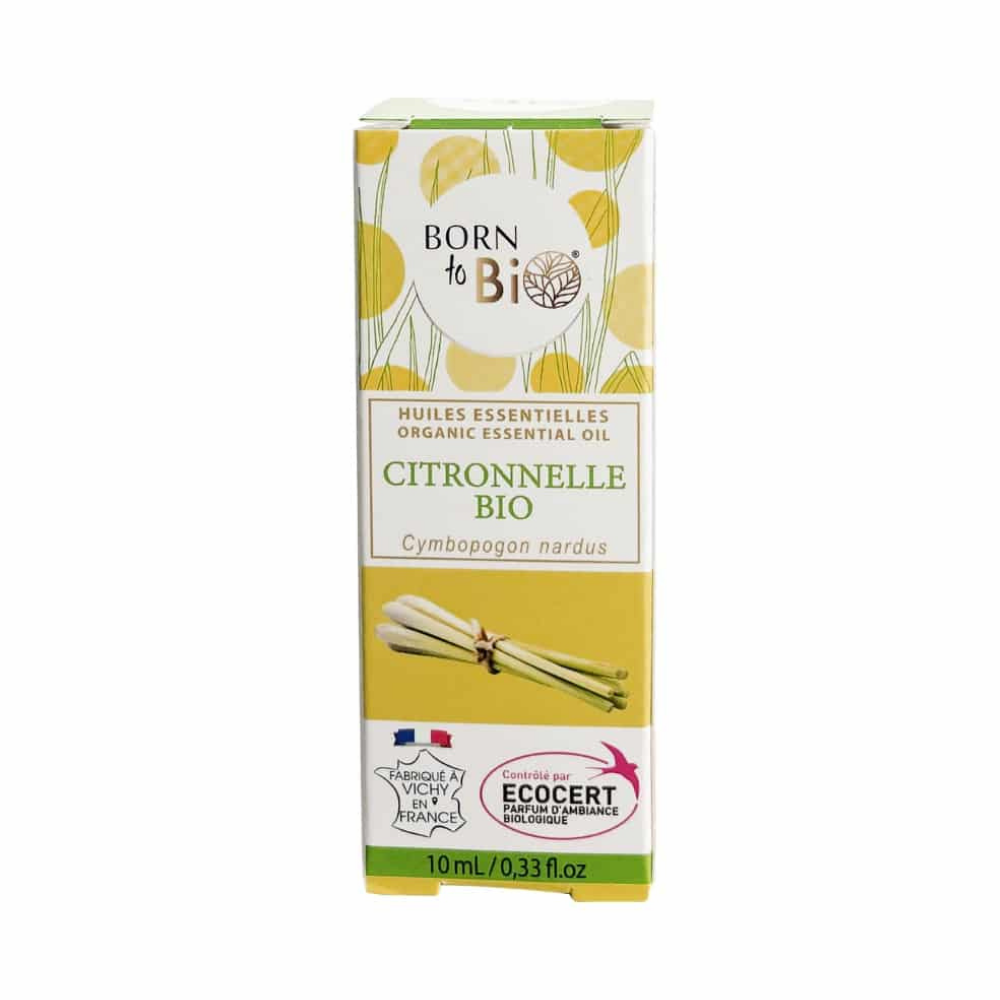 Ulei esential de Citronella bio, 10 ml, Born to Bio