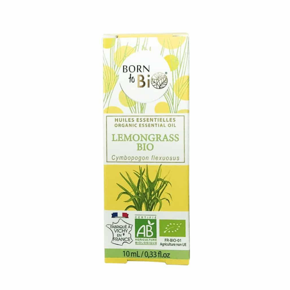 Ulei esential de lemongrass bio, 10 ml, Born to Bio