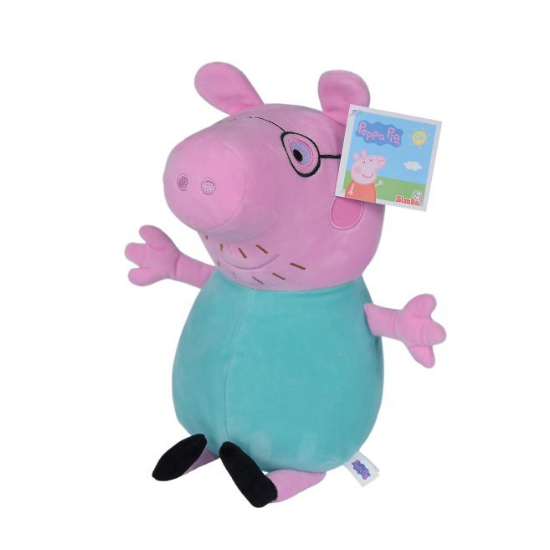 Jucarie din plus, 20 cm, Daddy, Peppa Pig