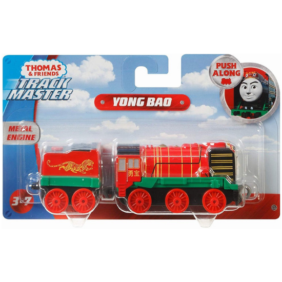 Locomotiva cu vagon push along Yong Bao, +3 ani, Thomas & Friends