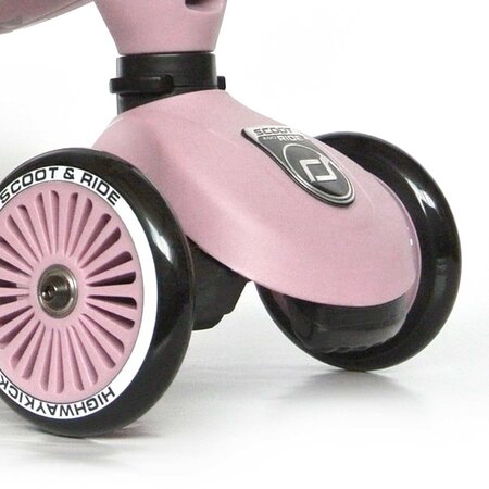 Trotineta 2 in 1 transformabila pentru copii Highwaykick 1, Kiwi, 1-5 ani, Scoot and Ride 483676