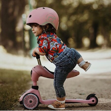 Trotineta 2 in 1 transformabila pentru copii Highwaykick 1, Kiwi, 1-5 ani, Scoot and Ride 483675
