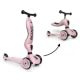 Trotineta pentru copii transformabila 2 in 1 Highwaykik 1, Rose, Scoot & Ride 483680