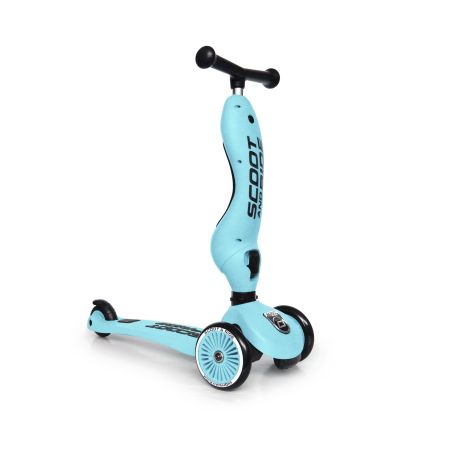 Trotineta pentru copii transformabila 2 in 1 Highwaykik 1, Blueberry