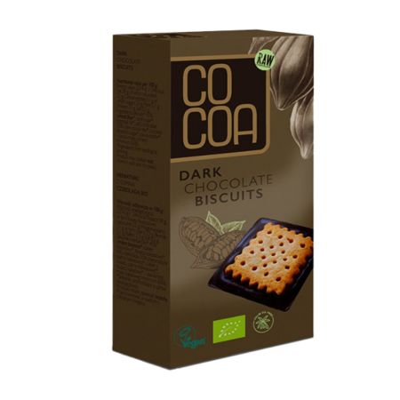 Biscuiti in ciocolata neagra raw eco