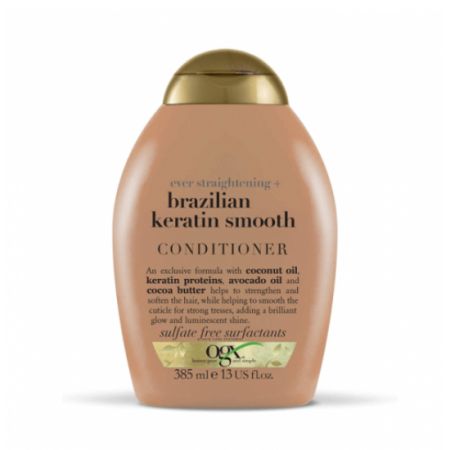 Balsam pentru par drept si neted cu Keratina Braziliana