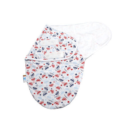 Sistem de infasare muselina, Masinute, 0-3 luni, Baltic Bebe 483818