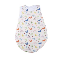 Sac de dormit din bumbac, Fluturi, 6-12 luni, Baltic Bebe