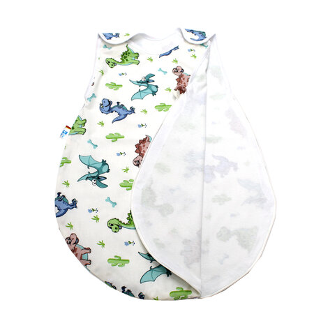 Sac de dormit din bumbac Dragon, 6-12 luni, Baltic Bebe 483833