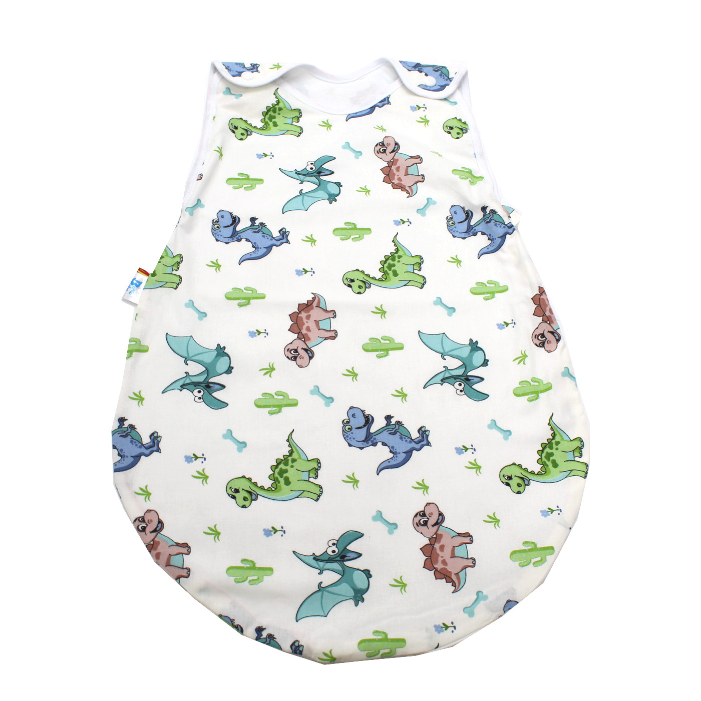 Sac de dormit din bumbac Dragon, 6-12 luni, Baltic Bebe