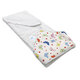 Prosop cu capison, Alb cu Fluturasi, 80x90 cm, Baltic Bebe 483835