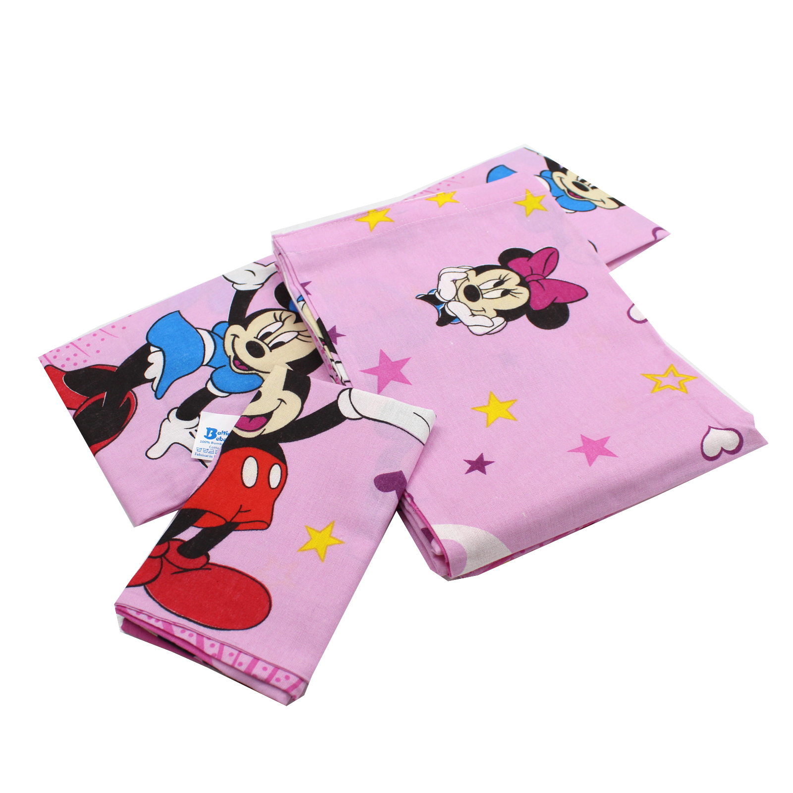 Lenjerie pentru patut cu 3 piese, Minnie Mouse, 120x60 cm