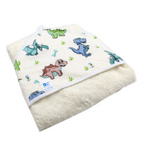 Prosop cu capison, 80x90 cm, Ivory cu Dragoni, Baltic Bebe