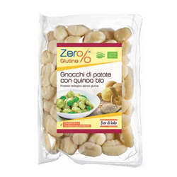 Gnocchi Bio din cartofi si quinoa fara gluten, 500 g, Fior di Loto