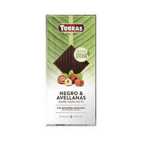 Ciocolata neagra cu alune si indulcitor, Torras