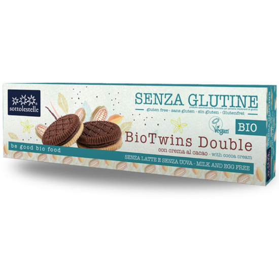 Biscuiti bio cu crema de cacao,Bio Twins