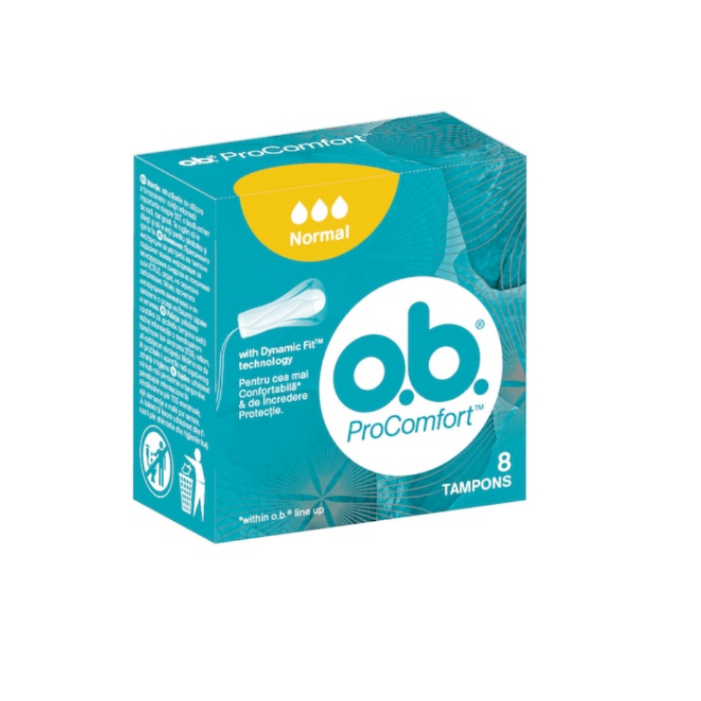 Absorbante Pro Comfort Normal, 8 bucati, OB, Johnson