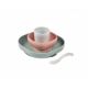 Set de masa din silicon, Eucalyptus, 4 piese, Beaba 483939