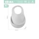 Set 2 bavete din silicon, Airy Green/Light Grey, Beaba 483943