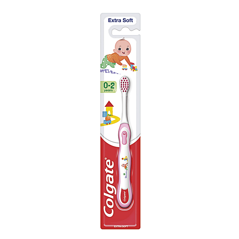 Periuta de dinti Smiles Extra Soft, 0-2 ani, Colgate, diverse culori