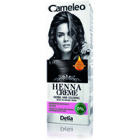 Vopsea crema pentru par pe baza de henna naturala 1.0 Cameleo, 75 g, Delia Cosmetics