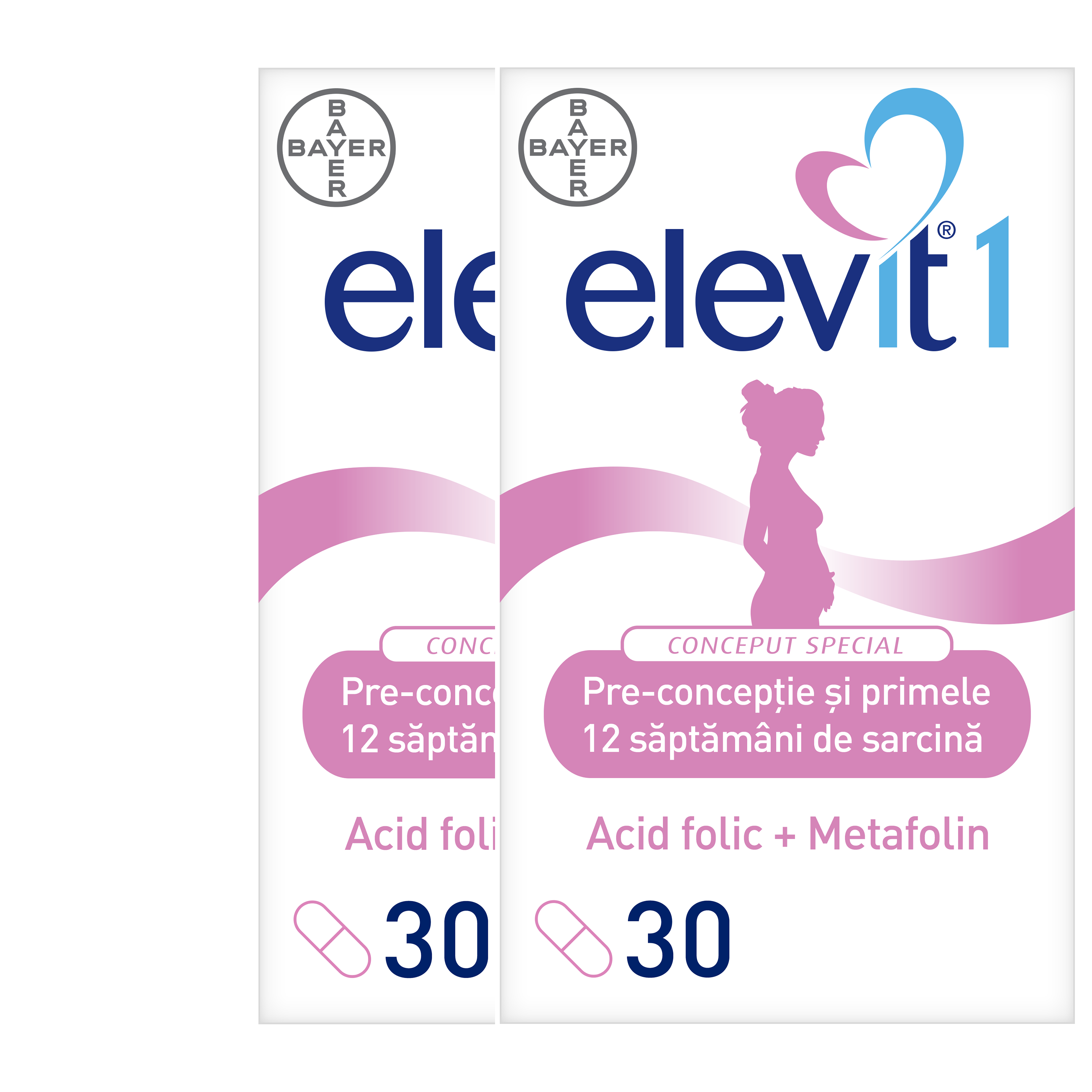 Pachet Elevit 1, 2x30 capsule, Bayer