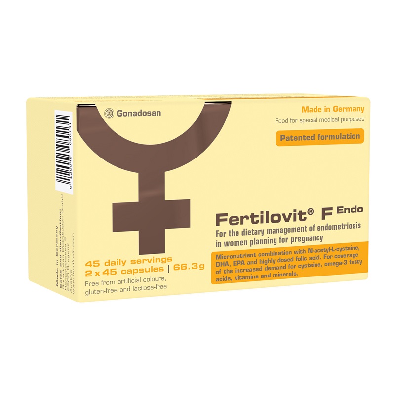 Fertilovit F Endo, 2 x 45 capsule, Gonadosan