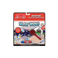 Carnet de colorat Apa magica Deluxe Aventuri, +5 ani, Melissa&Doug 