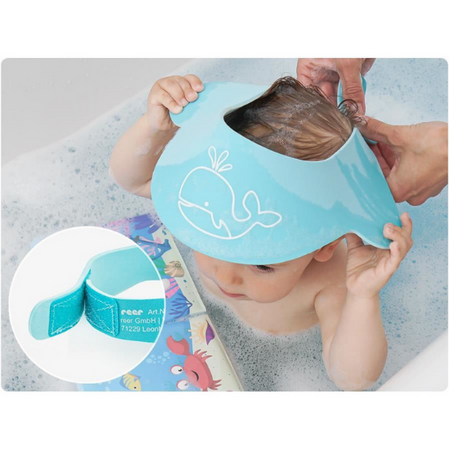 Aparatoare de sampon ajustabila, din spuma flexibila, +6 luni, Reer 484486