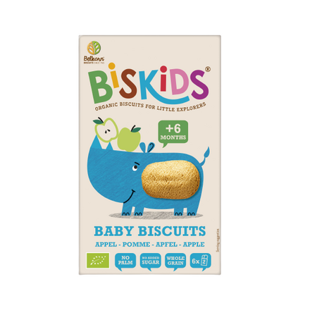 Biscuiti organici pentru copii cu gust de mere Biskids