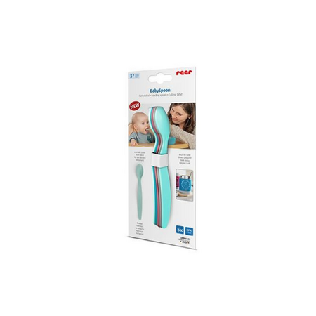 Set 5 lingurite flexibile cu maner anatomic, +3 luni, Reer  484498
