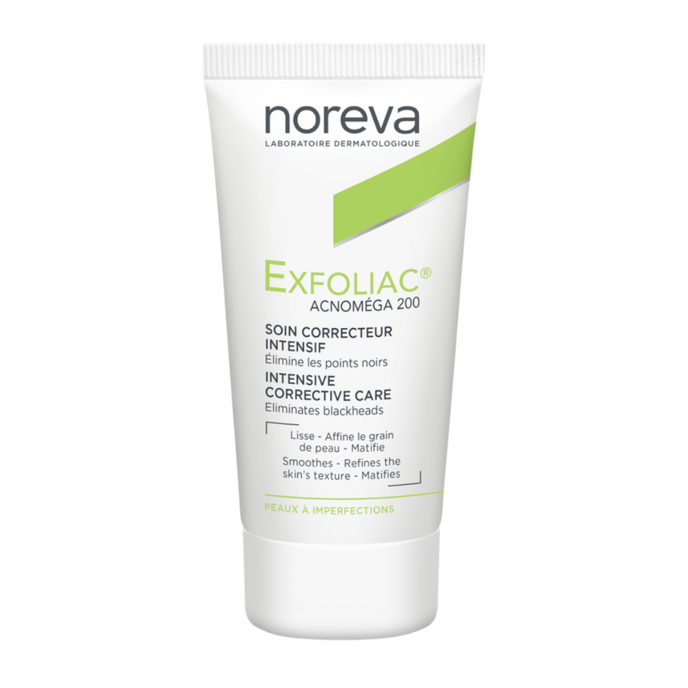 Crema corectoare intensiva pentru ten acneic, Exfoliac Acnomega 200, 30 ml, Noreva