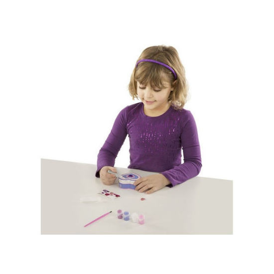 Cutie de decorat din lemn Inimioara, Melissa&Doug 484527