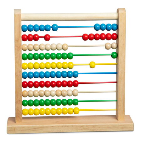 Numaratoare clasica din lemn, +3 ani, Melissa&Doug 652438