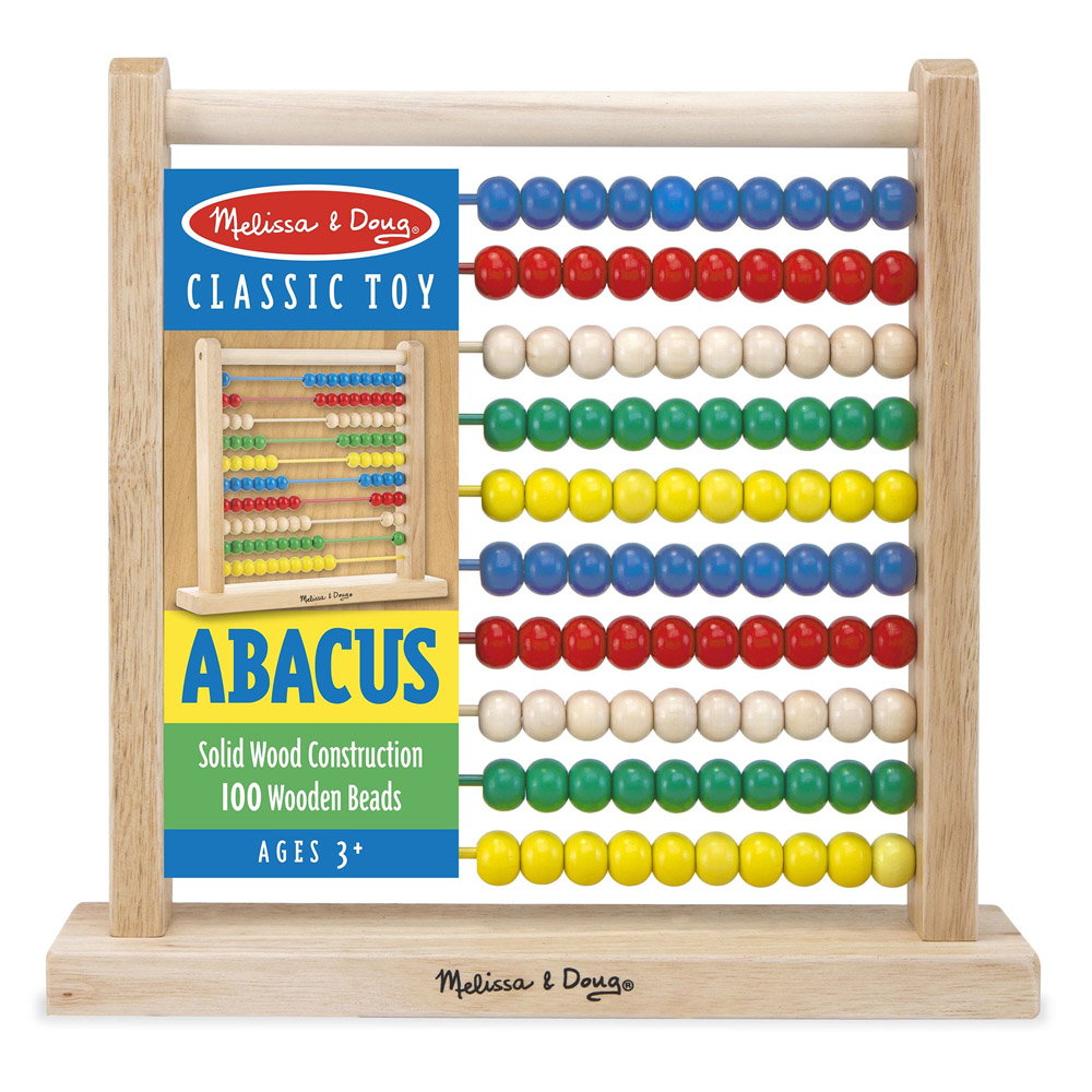 Numaratoare clasica din lemn, +3 ani, Melissa&Doug